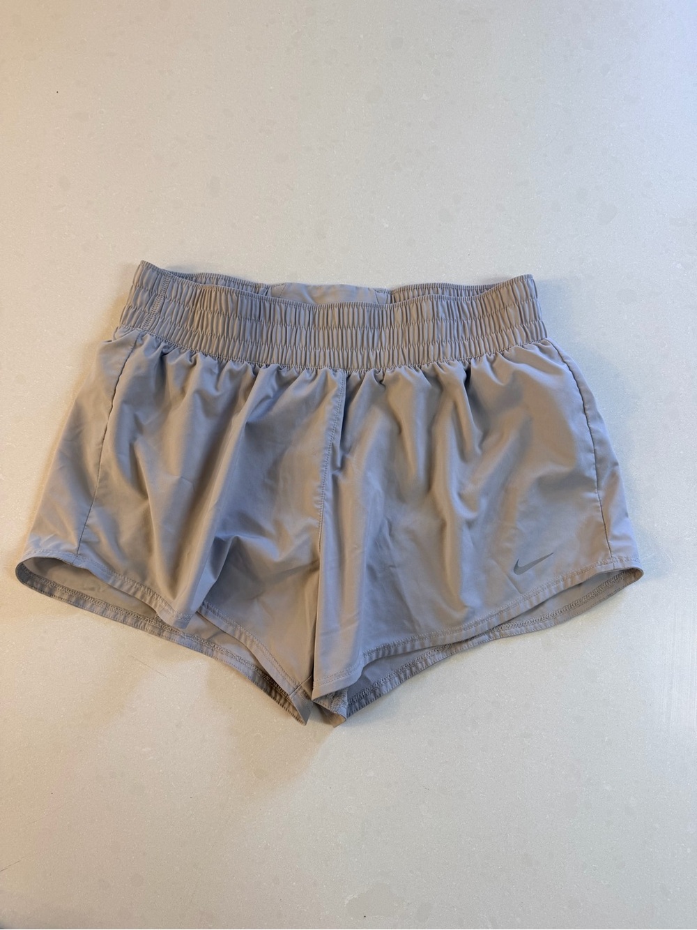 Nike Women's Light Taupe Athletic Running Shorts